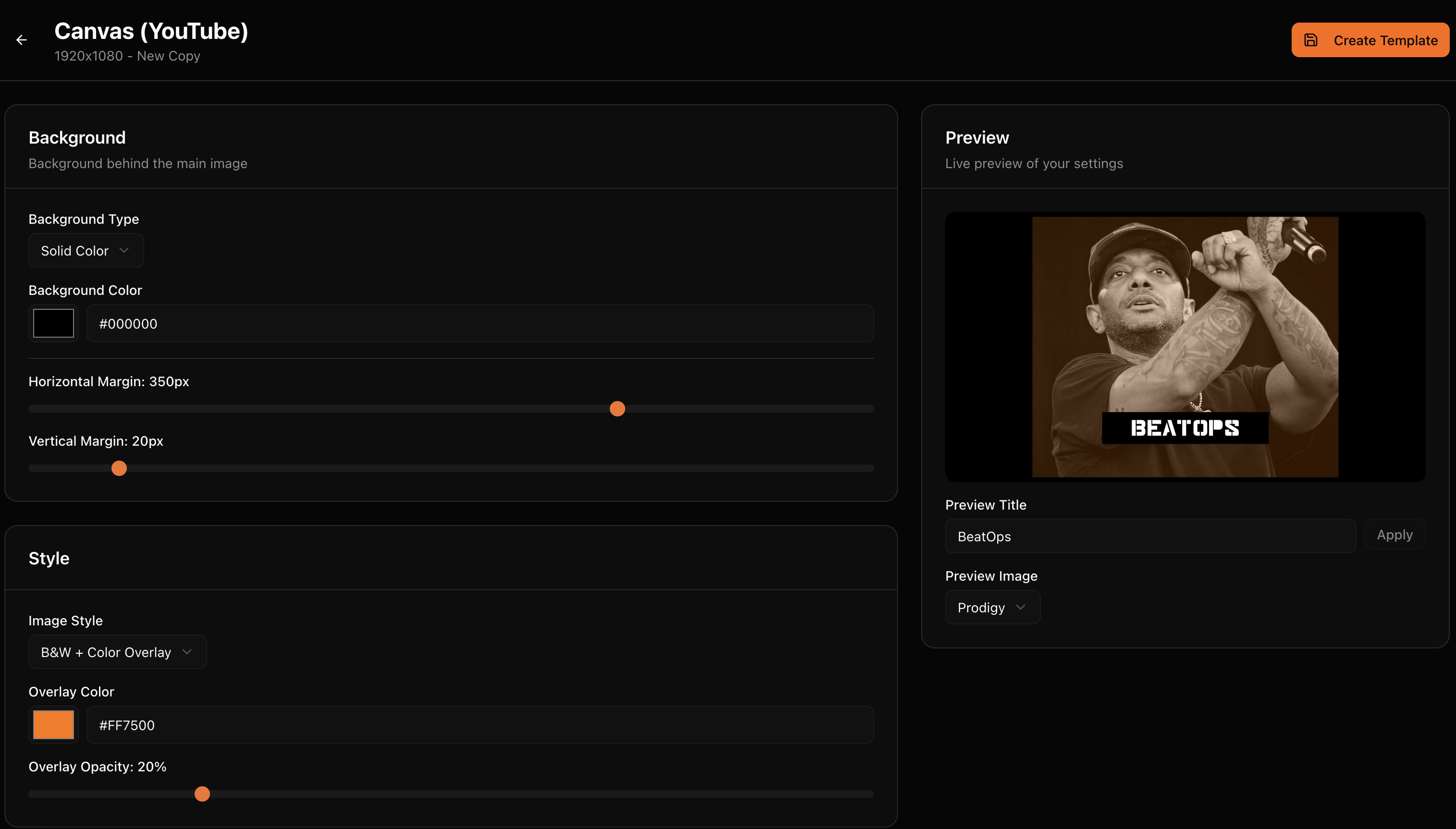 BeatOps Template Editor